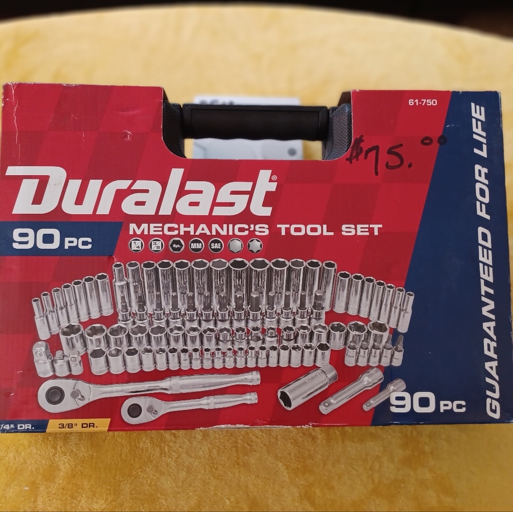 Dualast 90 PC Mechanics tool set.